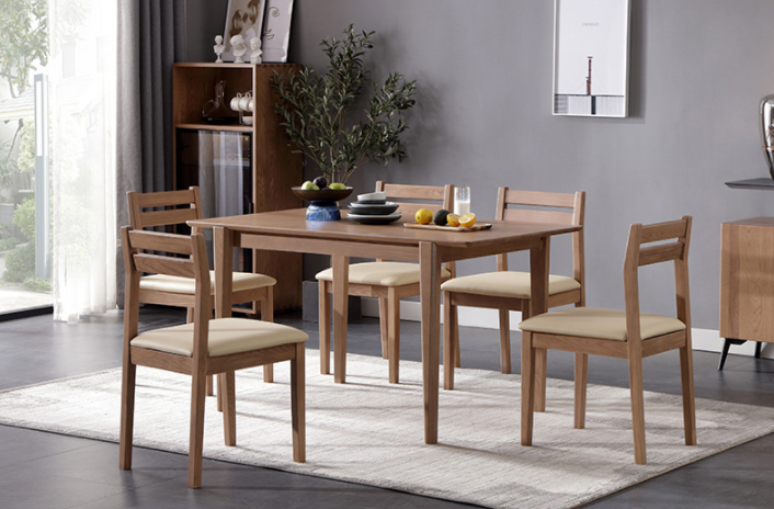 Living Room Furniture Solid Wood Chairs with Cushion in Modern Classic Design
