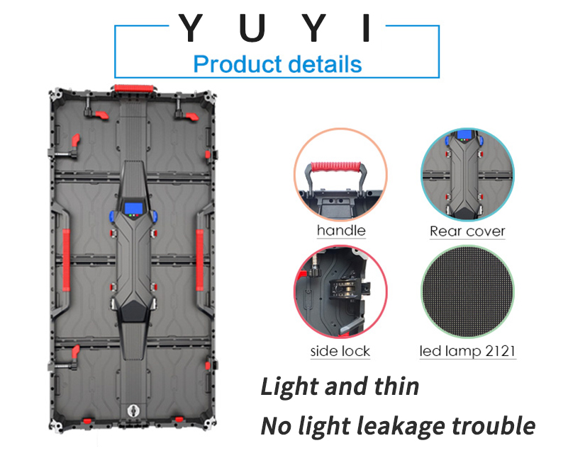 CE ROHS FCC Certified P3.91 P4.81 LED Display Screen for Indoor Advertising Rental Programable LED Video Wall