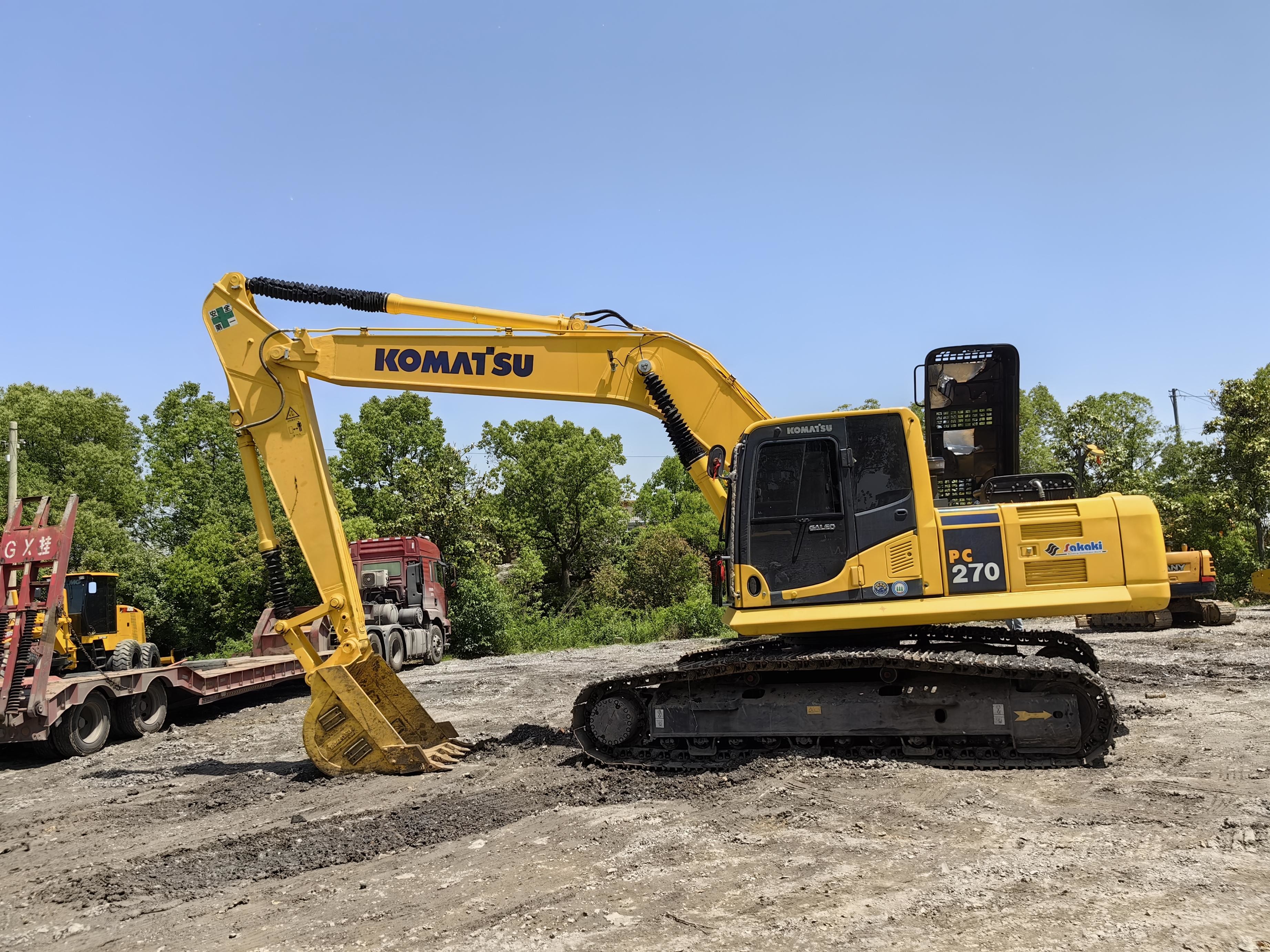 27ton Original Japan Komatsu Pc270 Excavator With 1.26m³ Bucket Capacity