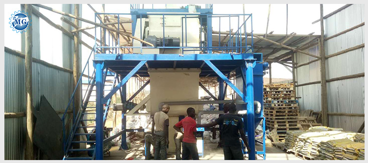 Factory Sale Dry Powder Mortar Production Line Wall Putty Sand Cement Mixing Equipment Ceramic Tile Adhesive Making Machine