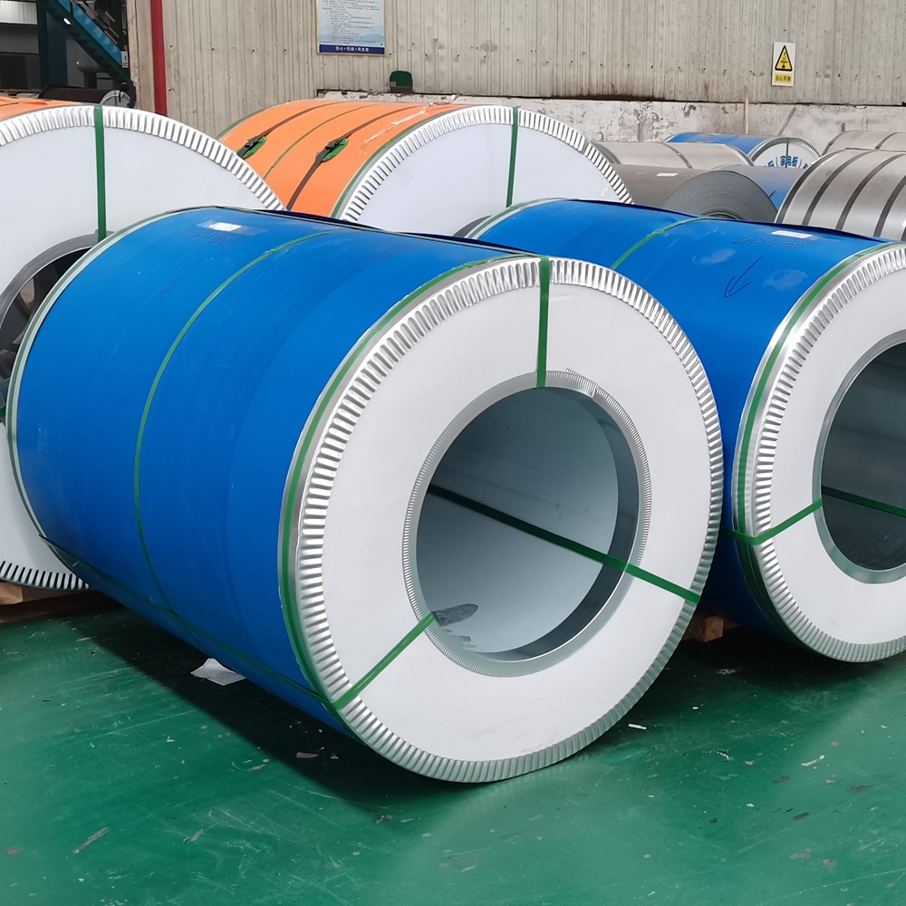 Q215/Q235 Waterproof Prepainted Color Coated Steel Coil For Roofing Galvalume
