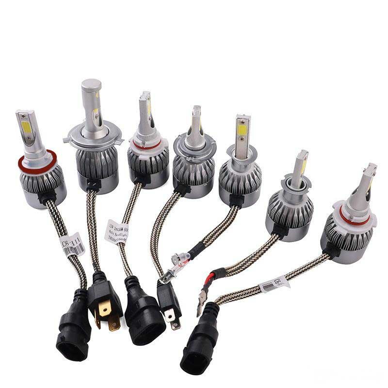 LED Headlight Bulbs JALN7 C6 LED Conversion Kits Extremely Super Bright H1/H4/H7/H11/9005/9006 36W 3960lm