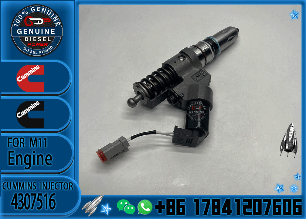 Injector 4307516 4384360 4307776 3411756 for QSM11 ISM11 M11 Diesel Engine Parts Nozzle Assembly High Quality