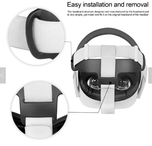 2021 NEW TPU Head band Cushion For Oculus Quest 2 VR Headsets Removable Professional Head Strap Pad VR Glass Accessories