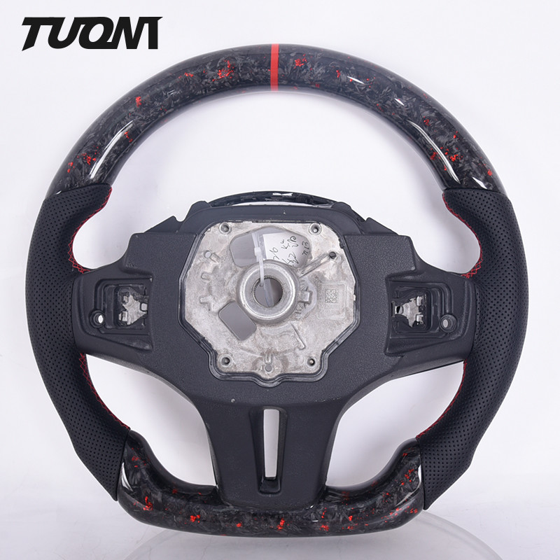 BMW Sporty Flat Bottom Carbon-Fiber-Wheel for Sale Forged Steering Wheels