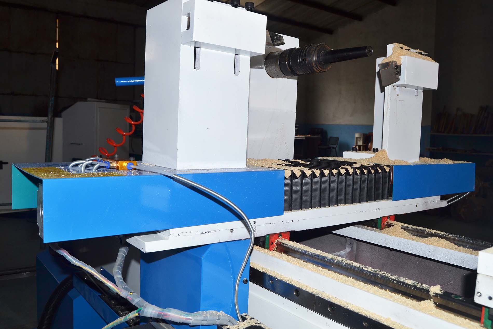 KC1530-D double spindles CNC wood lathe