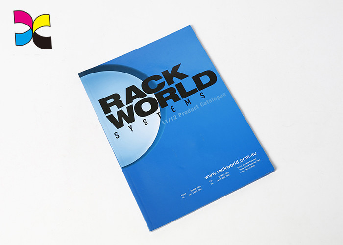 250m Gloss Art Paper Cover Commercial Magazine Printing With Sadle Stitching Binding