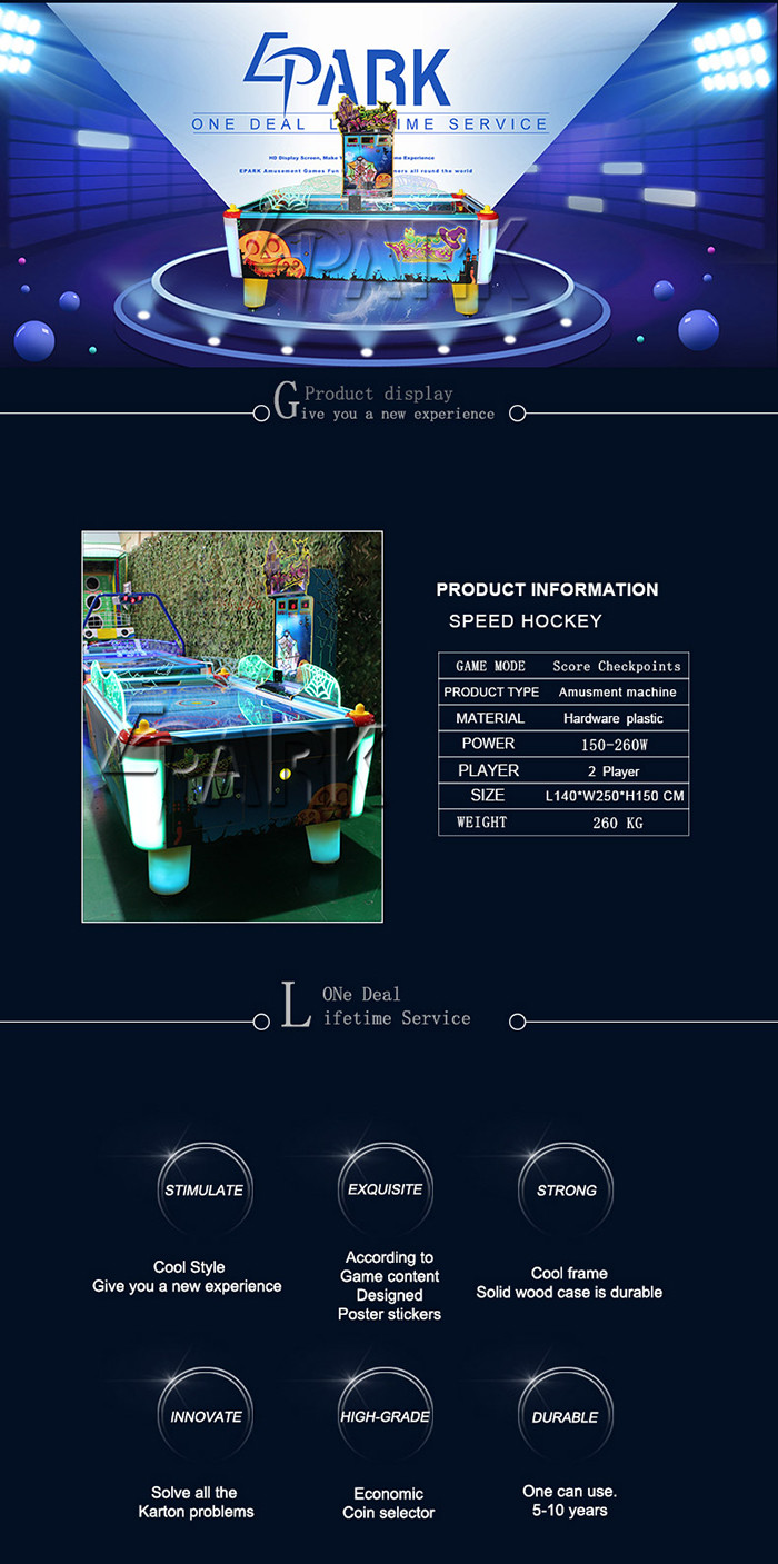 Speed Hockey Coin Operated Arcade Machines Amusement Arcade Machines