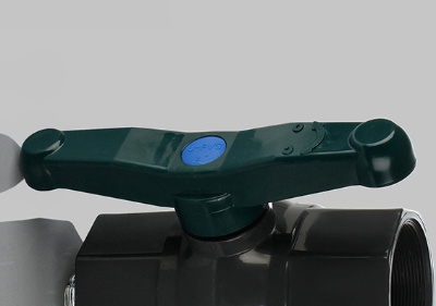 Duluex Octagonal Ball Valve with New Dark Green Handle for Swimming Pool