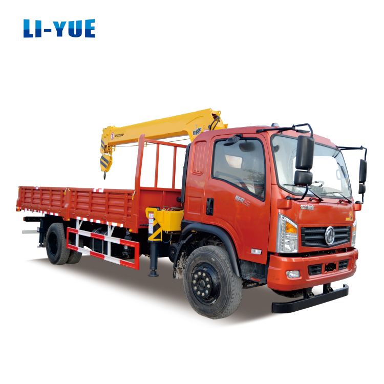 6.3 Ton Capacity Truck Mounted Crane With Basket Hydraulic Cylinder For Lifting