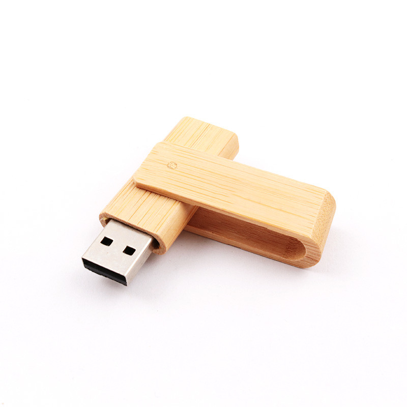 256GB 512GB 1TB Bamboo USB Flash Drive Swivel Shapes Twist 360 Degree 3.0 Fast Speed