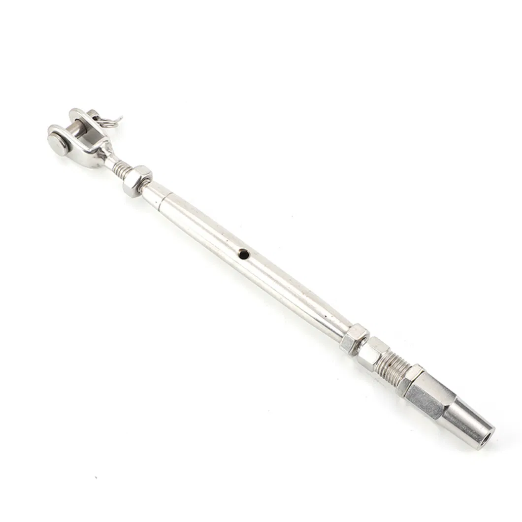 Stainless Steel Closed Body Turnbuckle Adjustable Tensioner U. S Type Drop Forged Turnbuckle Jaw&Jaw for Riggings
