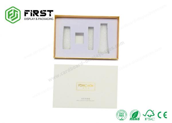 Quality Custom Paper High End Cardboard Gift Boxes Set , Rigid Cosmetics Box Packaging With Lid for sale