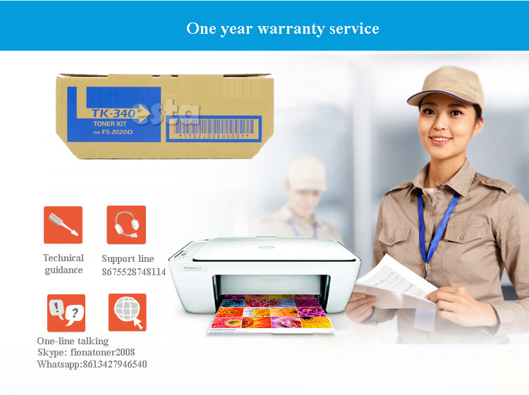 TK - 340 Kyocera Mita Laser Toner Cartridge FS - 2020 / FS-2020D / FS3900DN