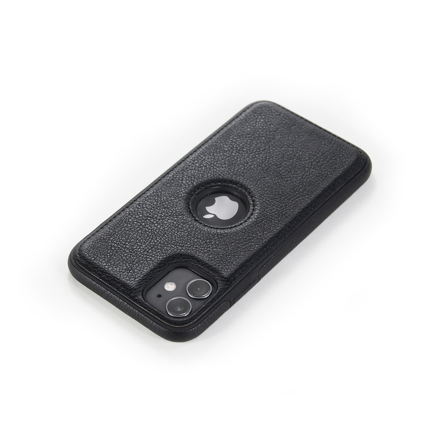 Iphone 12 Pro Max Car Line Stitching PU PC Leather Soft Phone Cover Luxury Cell Case