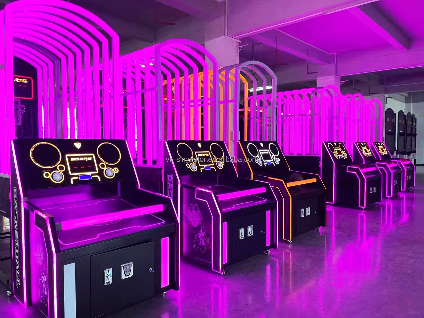Dreamland Exclusive Luxury Coin Operated Street Basketball Games Slam King Basketball Arcade Game Machine
