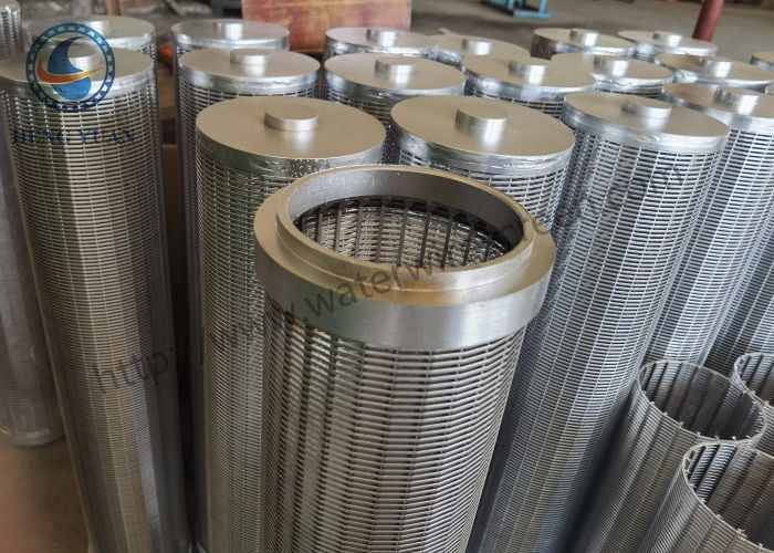 Resin Catcher Wrapped Johnson Wire Screen Tube Stainless Steel 316l For Resin Filter
