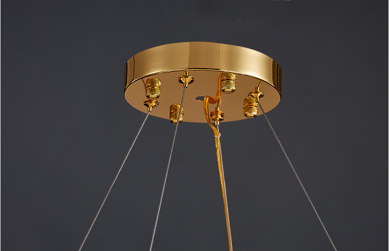 Electroplating Modern Diamond Cut Crystal Chandelier Lights 80*25cm 90*18cm