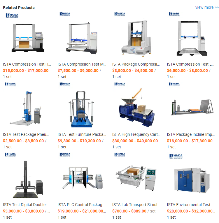 ISTA Test Package Pneumatic Impact Drop Testing Machine Packaging Paper Box Drop Impact Tester