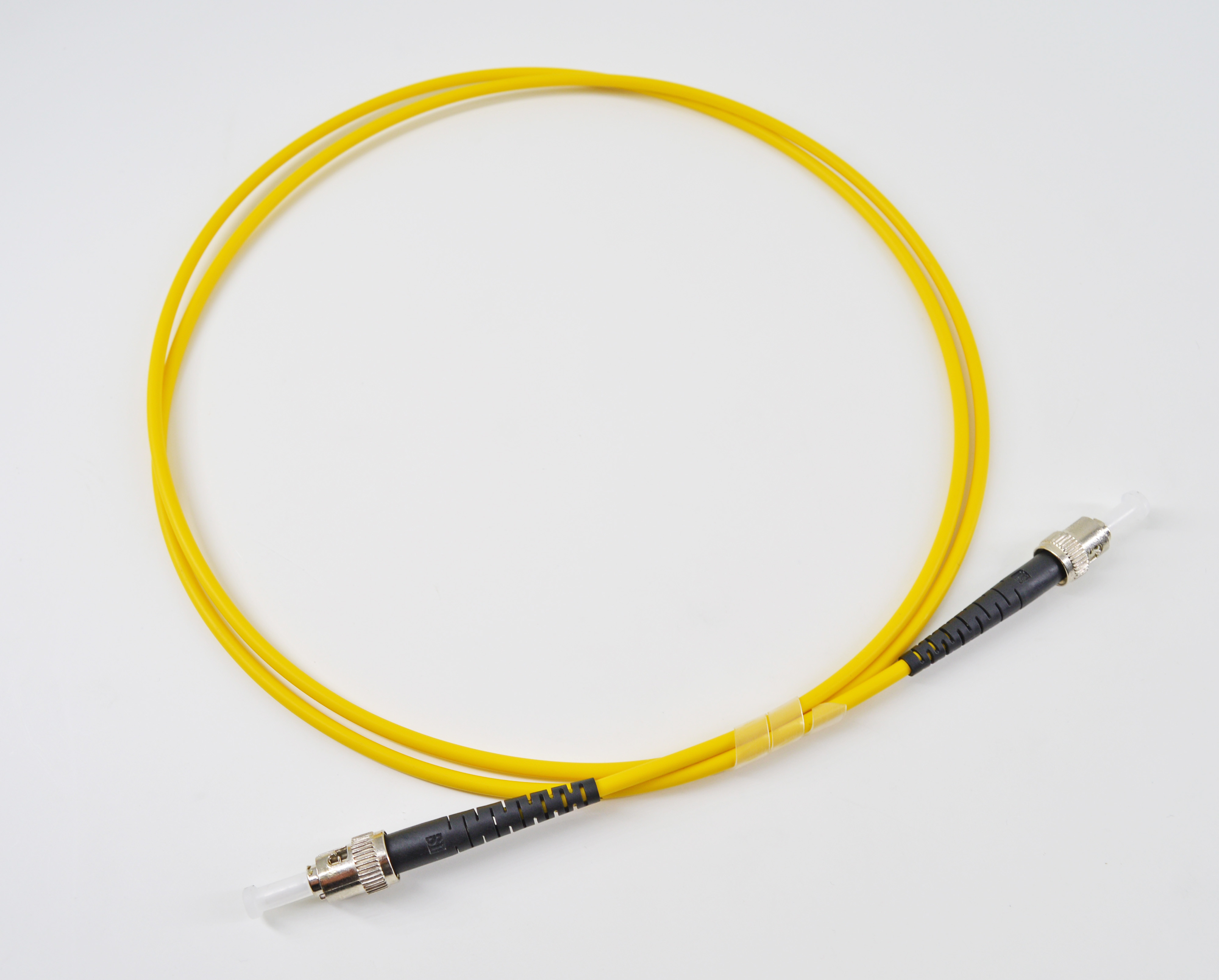ST/ST Fiber Optic Patch Cord Simplex 3.0mm SM/MM/OM3/OM4/OM5 With PVC / LSZH Jacket
