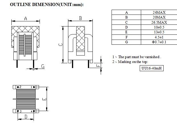 40mH Min Chip Power Inductor , Eliminates Noise Protects Power Inductor Coil
