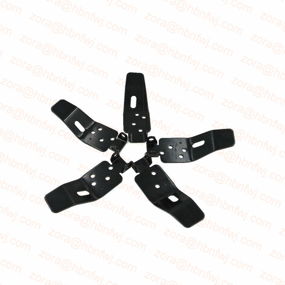 Customized Stainless Steel Corner Bracket with Black Powder Coated Triangle Structure