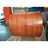 Buy cheap Wooden Grain Color Coated Steel Coil For Department Store Roofing Tiles from wholesalers