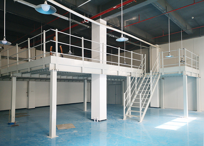 Long Span Warehouse Rack And Shelf Cold Rolled Steel Column H Beam Platform