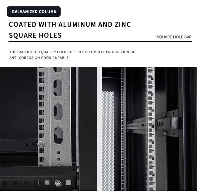 9U Assembling Network Equipment Cabinet Locking Server Cabinet