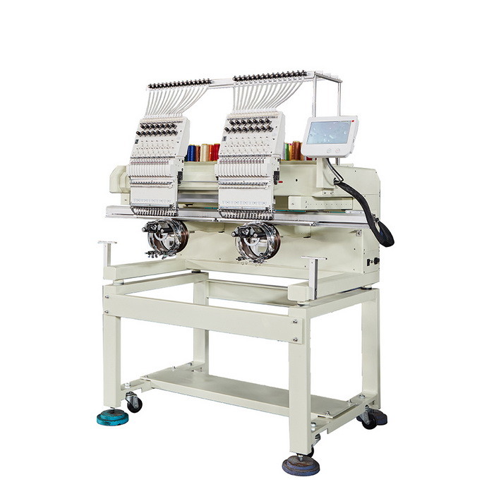 Multi Function Computerized Embroidery Machine With 2 Heads Single Phase 220V