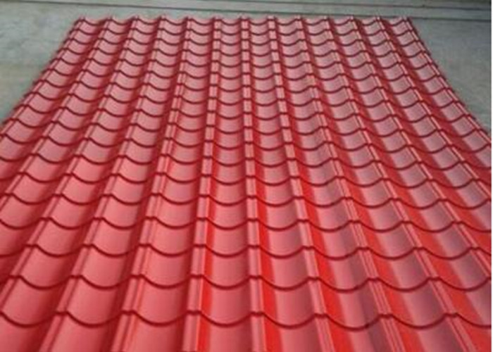 3kw Roof Roll Forming Equipment / Tiles Making Machine With 9 Rows Rollers