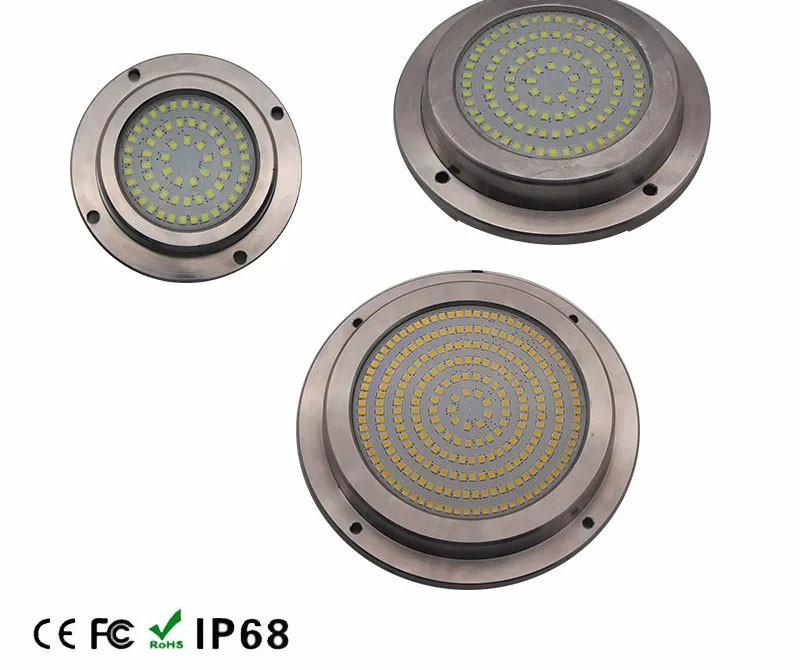 24V 316SS Submersible Pool Lights 18W Underwater Inground Pool Lights