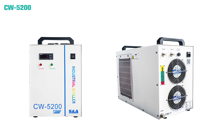 Laser Tube Cooling Made Easy with Industrial Water Chiller CW-5200 and Online Support