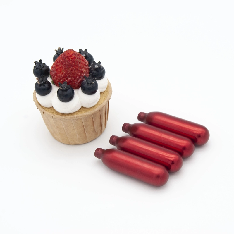 Dessert Tool N2O 10 Pack 8.5g Red Whipped Cream Chargers Customized