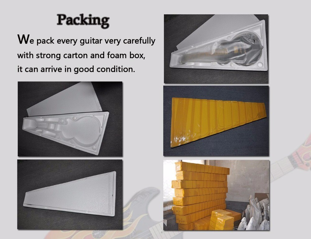 6 strings LTD flying V model electric guitar floyd rose bridge rosewood fingerboard custom guitar