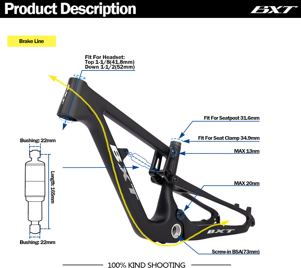 Full Suspension Carbon EPS Technology MTB Mountain Childrens Bikes 20er