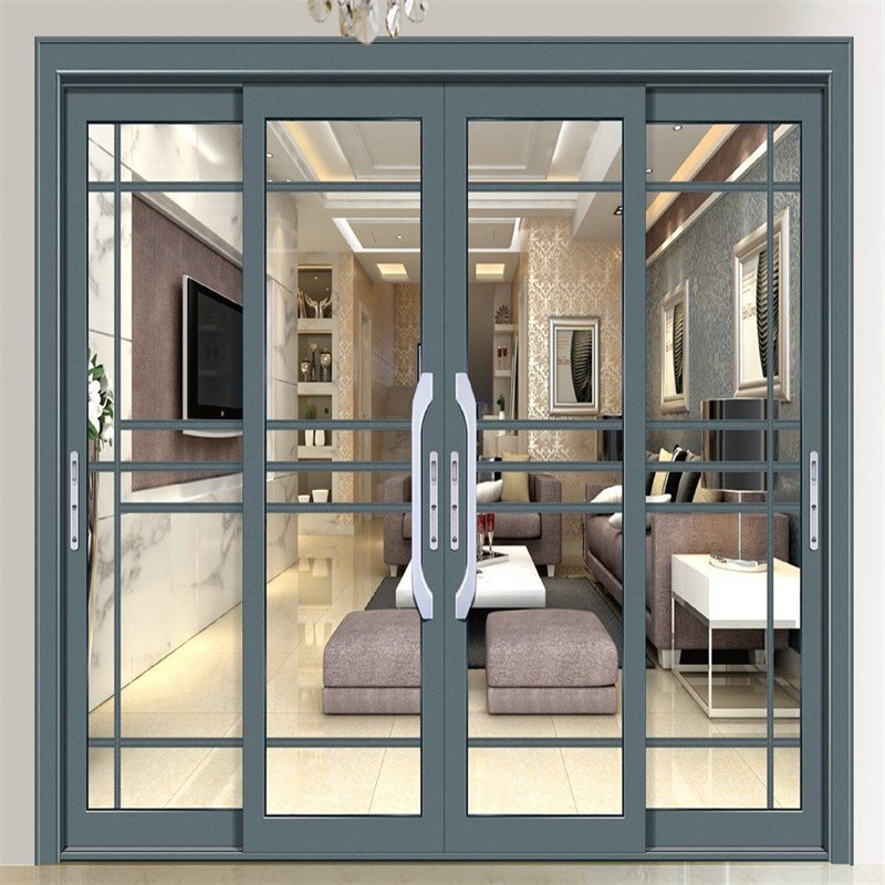 China Suppliers' Aluminum Sliding Waterproof Doors With 304 Stainless Steel