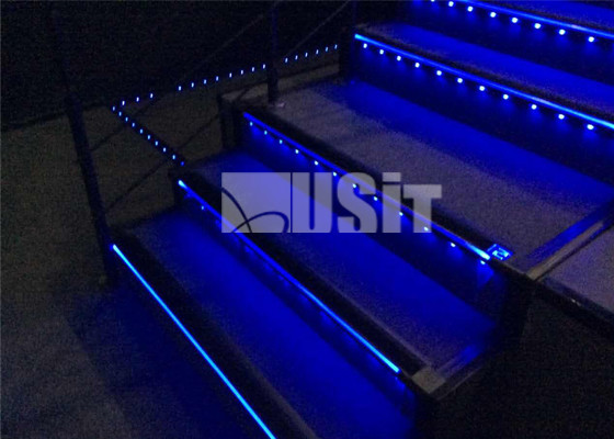 LED Warm White Cinema Step Light 0.5 - 3 Meters Length For Brighten Floor