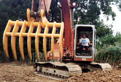 Customization Excavator Brush Rake SY75 SY85 SY115