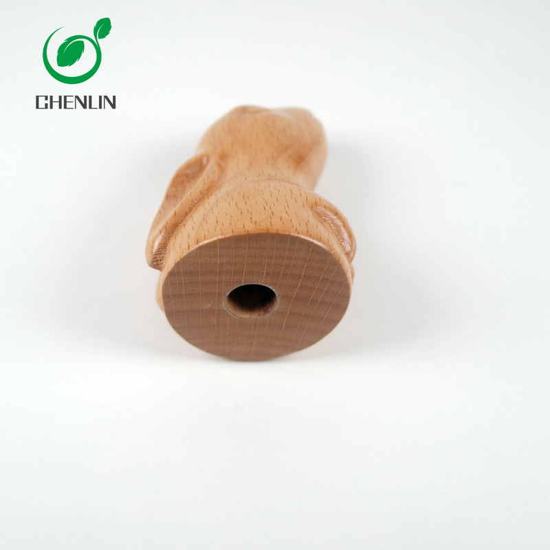 Precision Fine Carving Wooden Umbrella Handle Umbrella Duck Handle Uv Resistant