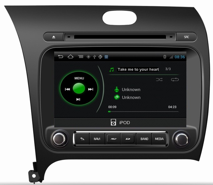 Ouchuangbo Android 4.0 Car GPS DVD VCD Dual zone for Kia K3 2013 3G Wifi USB Multimedia S150 System OCB-280C