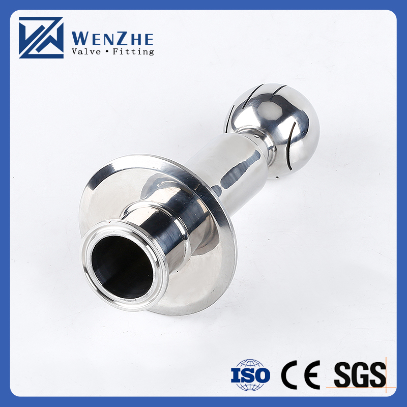 Sanitary 304 316L Stainless Steel 360 Degree CIP Spray Cleaning Ball for Food Beverage