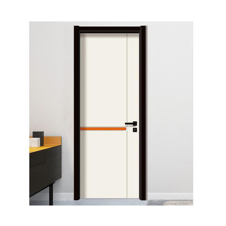 Fireproof Hotel Room Pvc Solid Wood Internal Doors