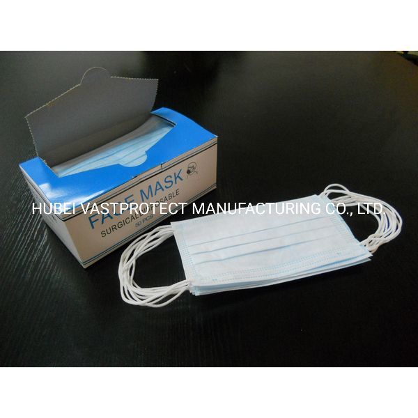 White List Factory CE Type I Type II Type Iir 3 Ply Earloop Nonwoven PP Medical Protective Disposable Surgical Face Mask