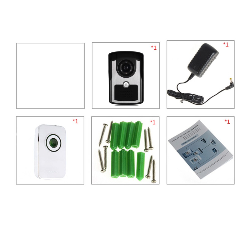 High Solution Stable Remote Control WIFI Wireless Video Door Bell Internet Video Door Phone With Free APP