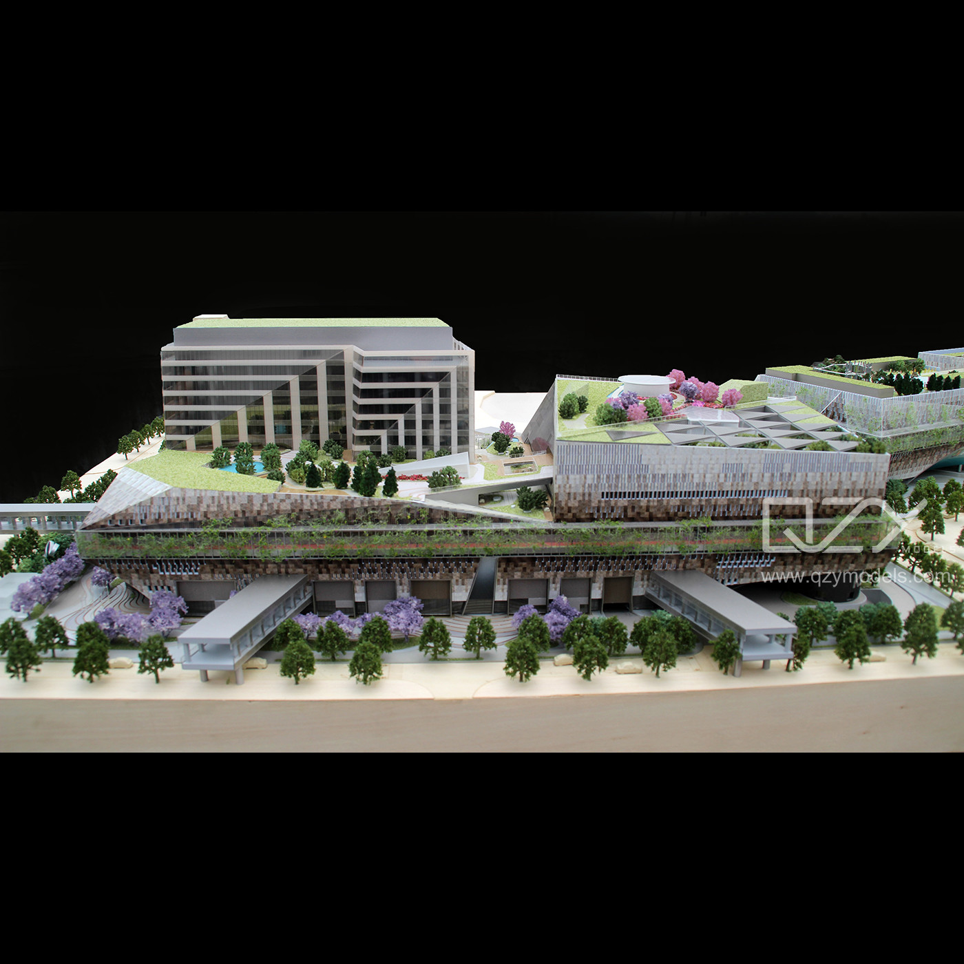 Commercial Complex Model - Desiged by OMA - 1/300 Shenzhen New World K11 Mall model