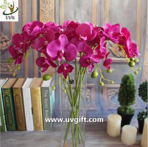 Buy cheap UVG Silk blossom wholesale artificial orchid flowers for wedding decoration centerpieces product
