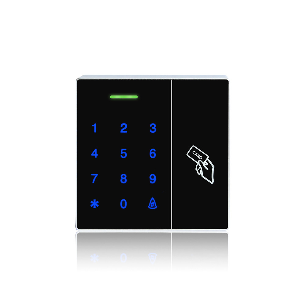 Latest Metal Waterproof RFID Card Access Control Card Reader 13.56Mhz IC ID Card Door Access Control System-S02