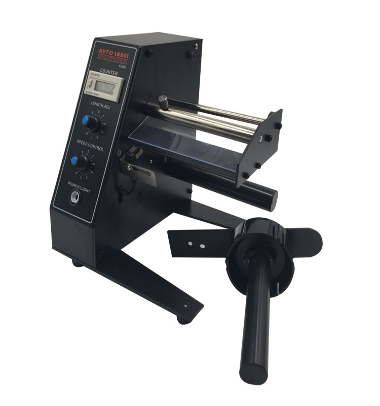 3W Automatic Label Dispenser Black Color 3.8KG Weight For Packing 1150D