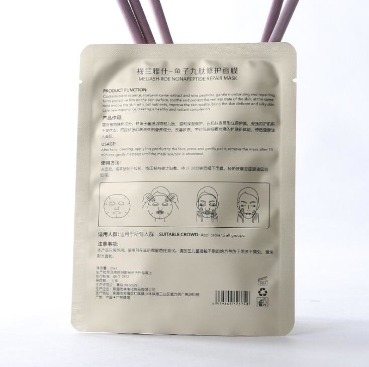 SGS Custom Printed Heat Seal Packaging Bags Three Side Seal Gravure printing